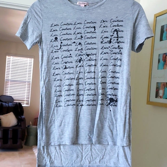 Juicy Couture Gray Love Juicy Tee